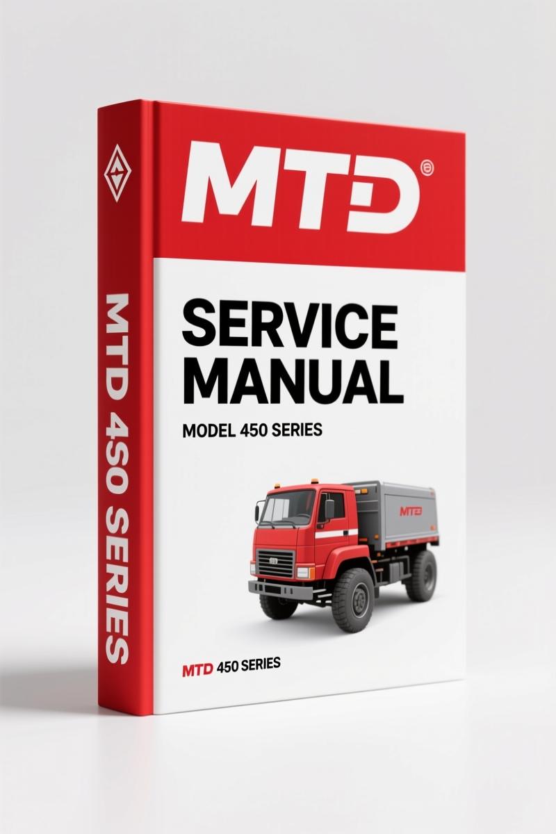 MTD 450 Series 2010 Service Manual – Factory Specs for Tiller Transmission and Engine