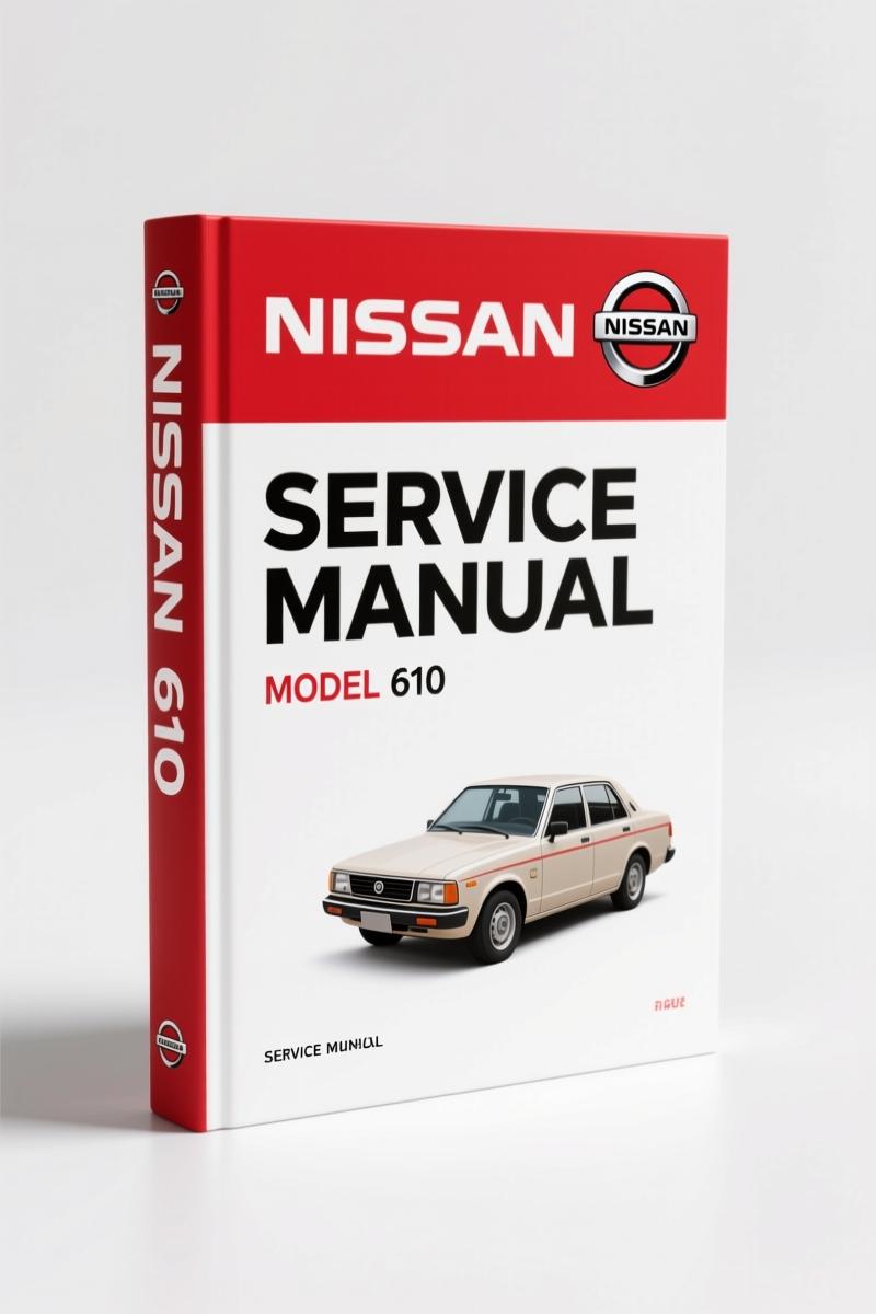 Nissan 610 1973 Service Manual – Factory Wiring & Chassis Specs