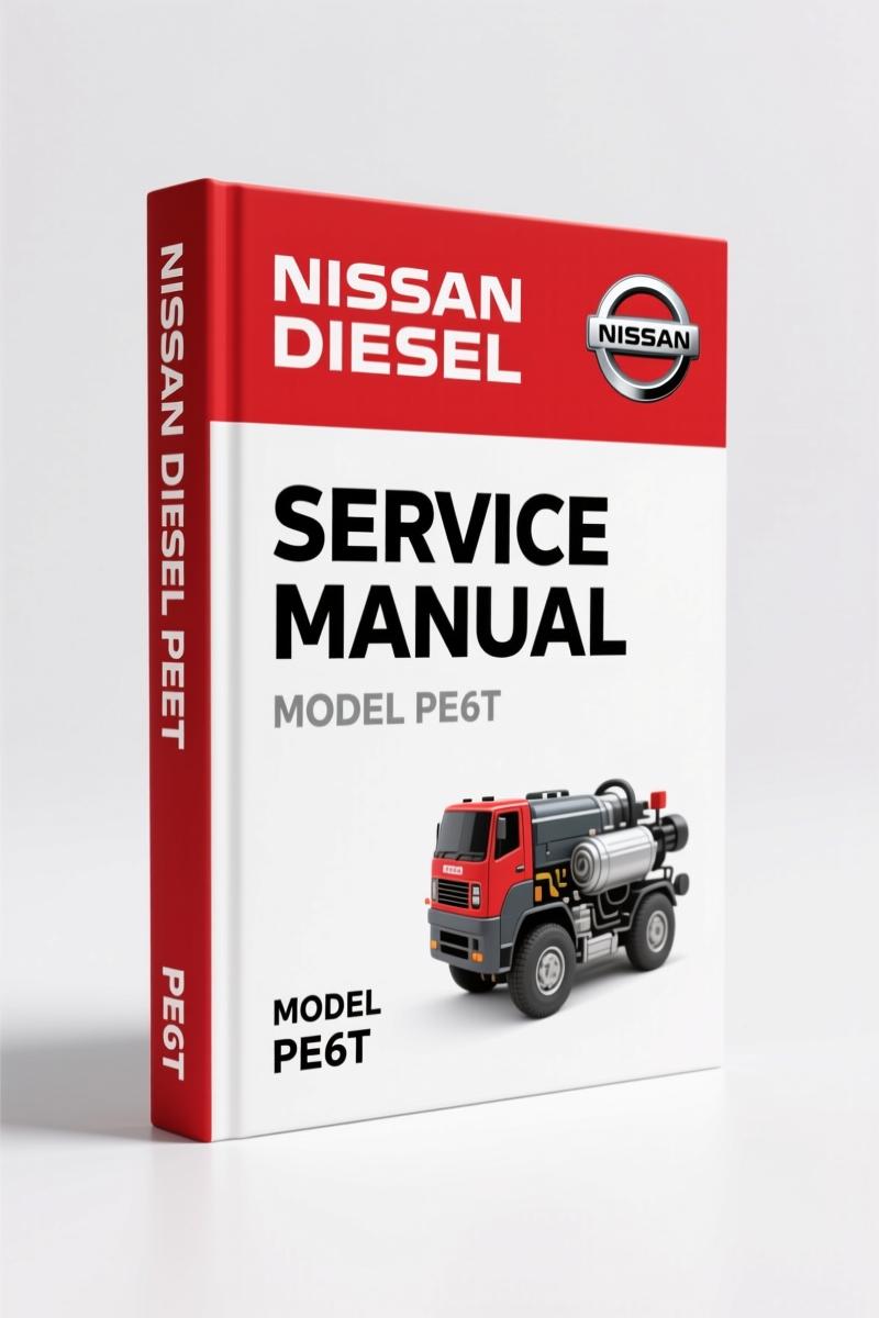 Nissan Diesel PE6, PE6T 1989 Service Manual – 224 Pages