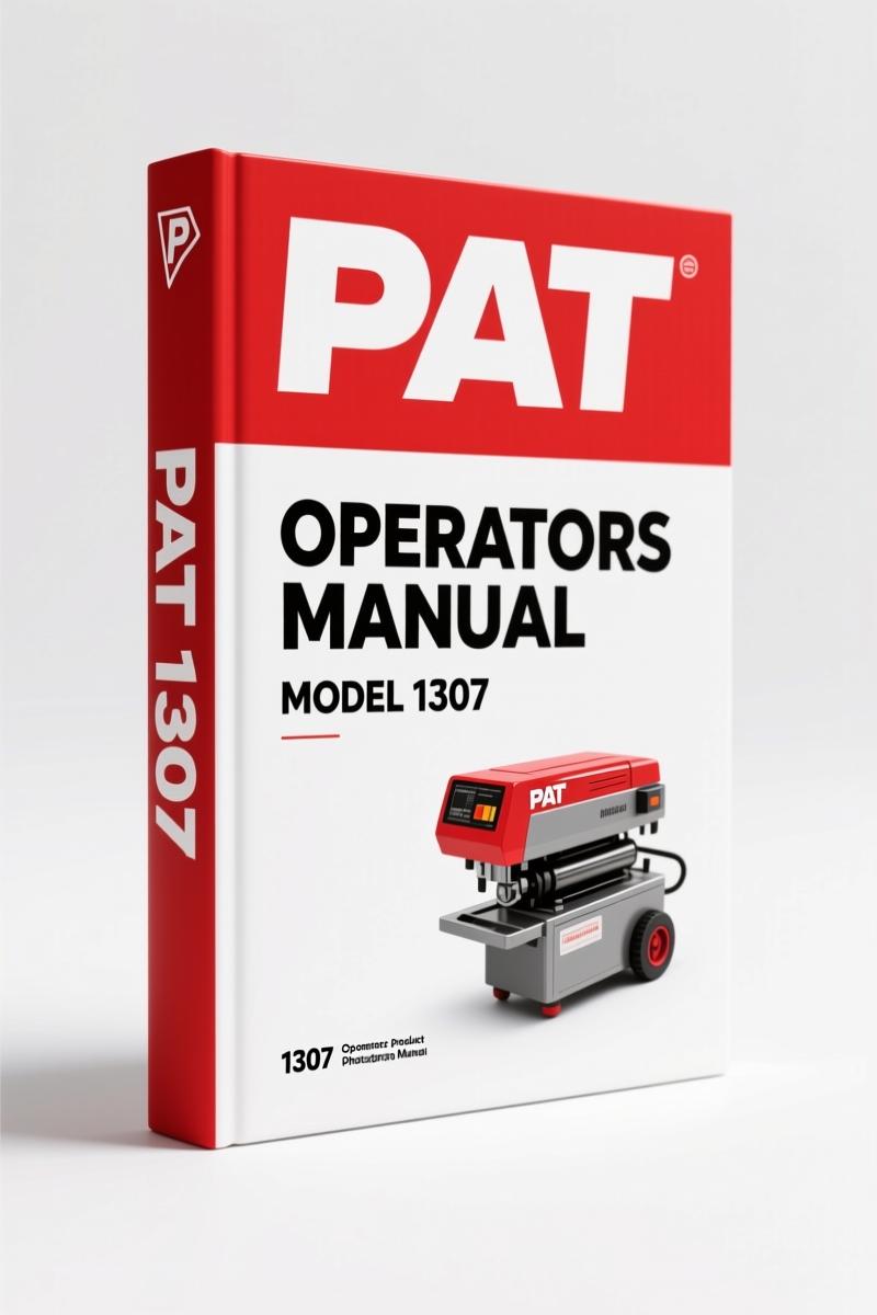 PAT DS 350, 1307 Operators Manual – Load Moment Indicator Factory Specs