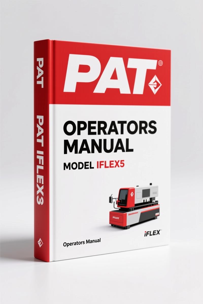 PAT iFLEX5, DS 350 2003 Operators Manual – Factory Spec Data