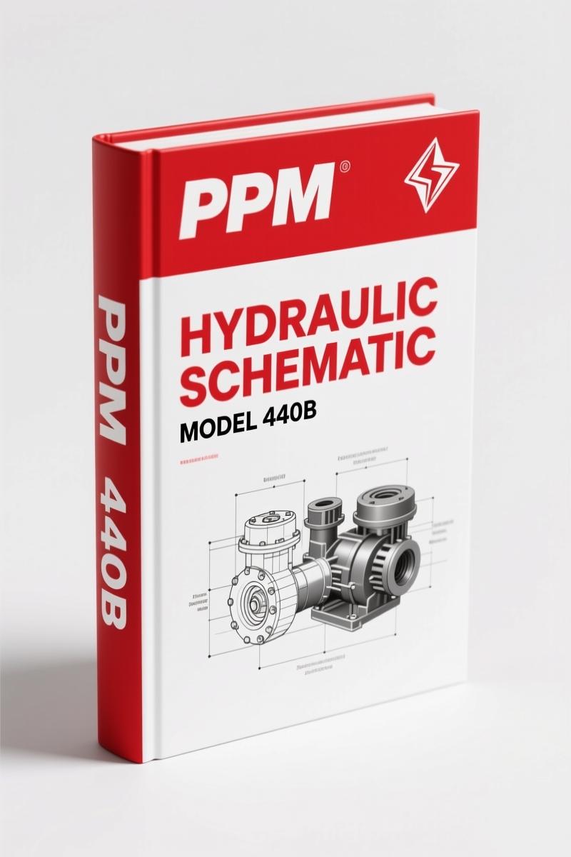 PPM 440b, 3506, 5605 Hydraulic Schematic – 104-Page Factory Document