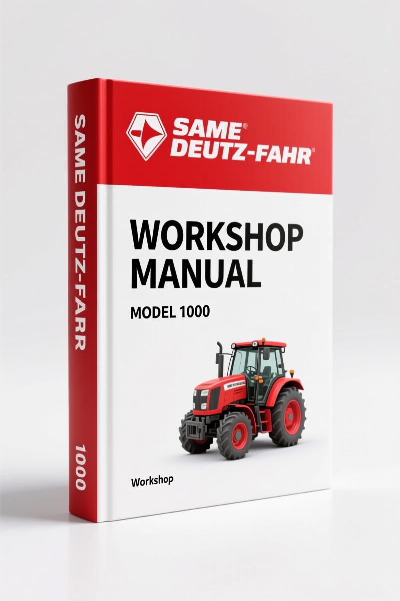 SAME Deutz-fahr 1000 Workshop Manual – 170 Pages, Engine Specs