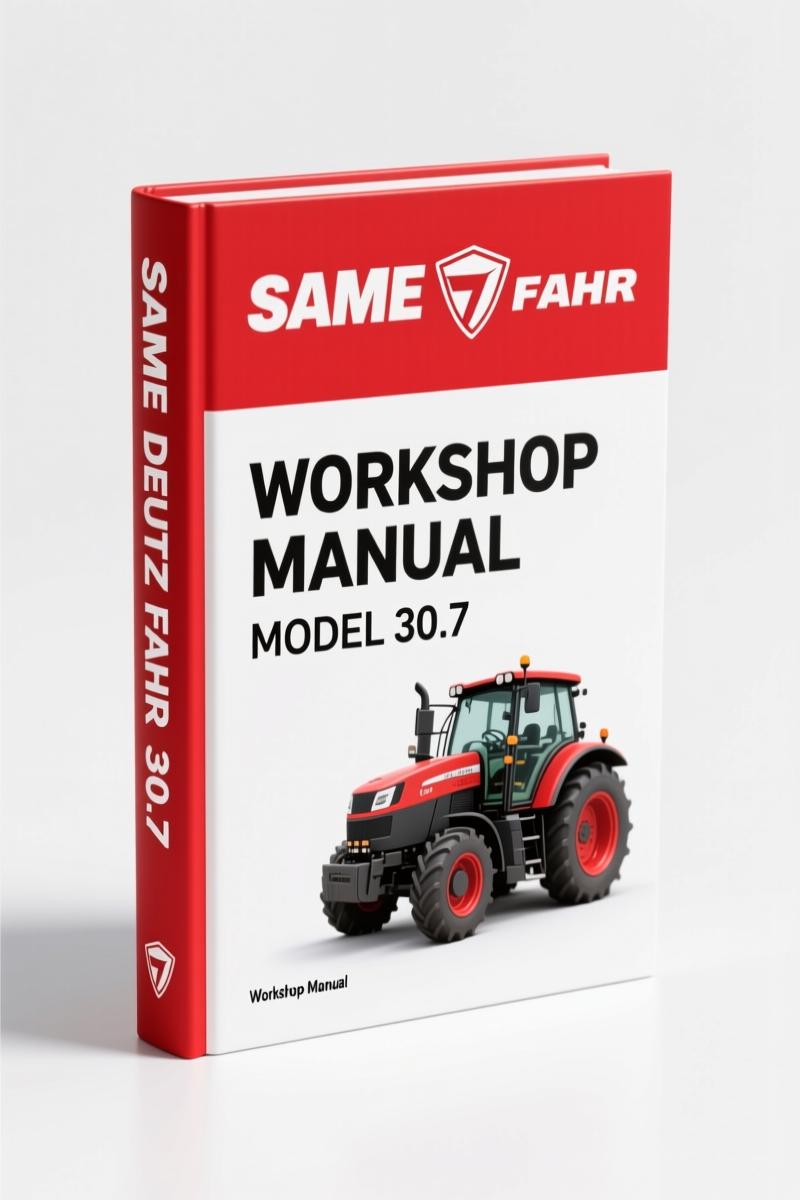 SAME Deutz FAHR 26.6, 30.7 Workshop Manual – Factory Axle & Transmission