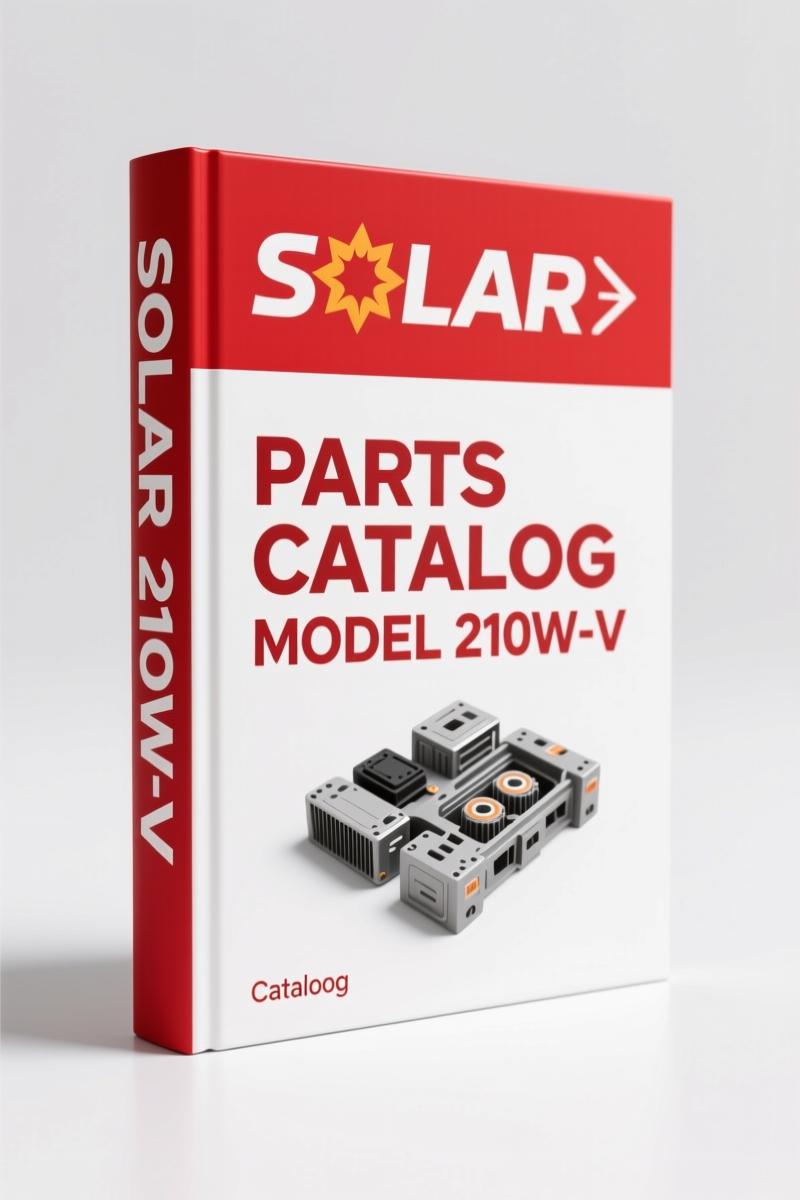 Solar 210w-V Parts Catalog – 834-Page OEM Parts Documentation