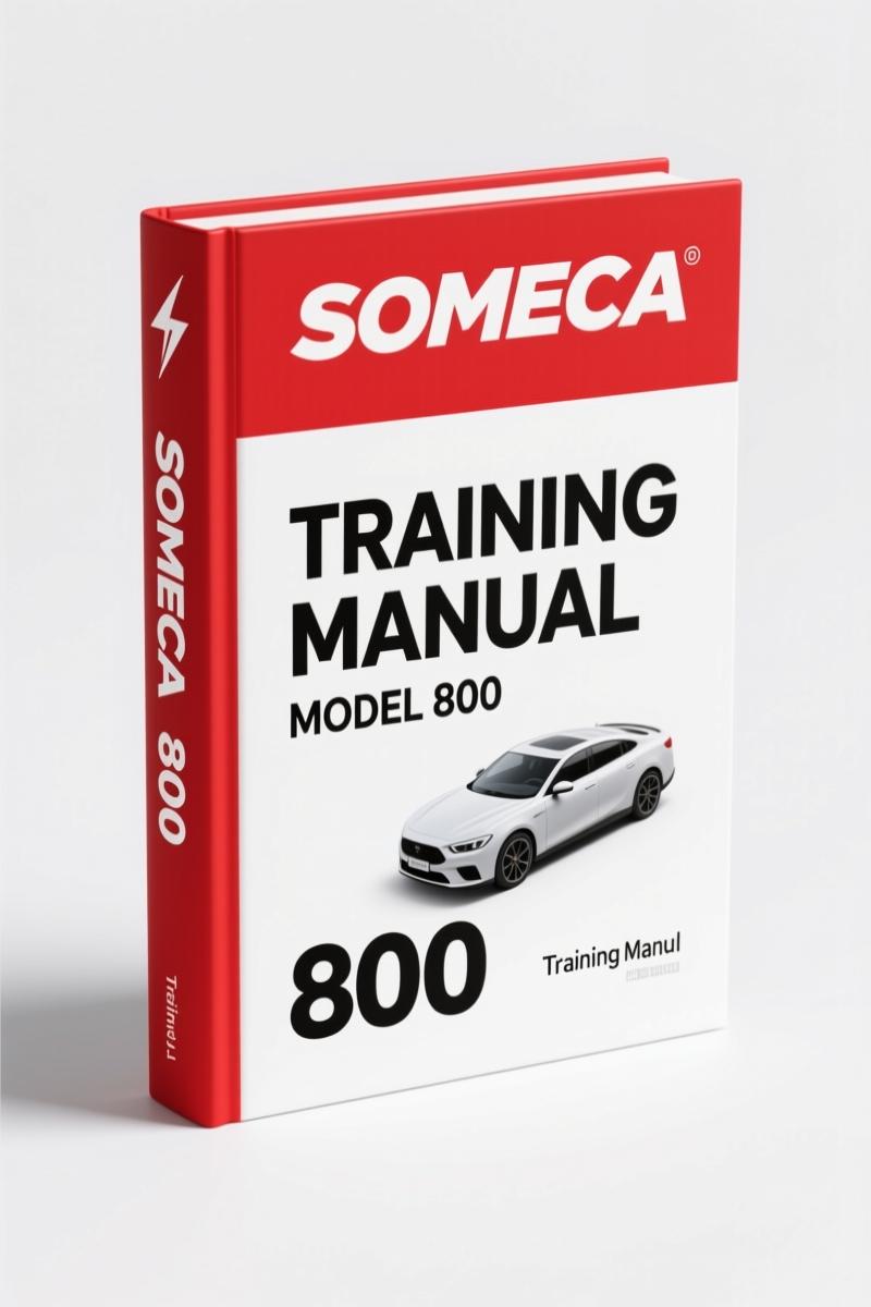 Someca 800 1969 Training Manual – OEM Factory Documentation