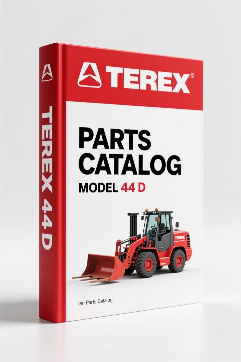 Terex 44 D 1983 Parts Catalog – 436 Pages OEM Parts Data