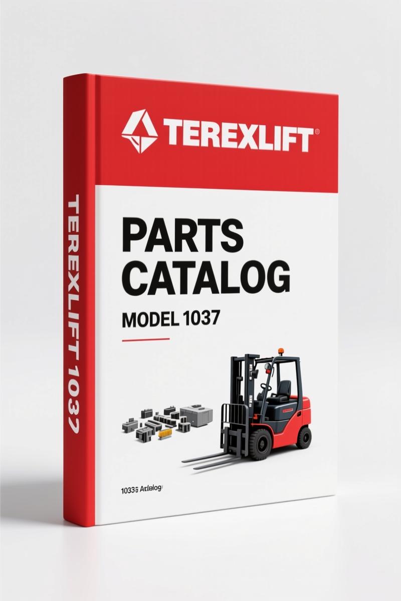Terexlift 1037 2006 Parts Catalog – OEM Spare Parts Identification for Telehandlers