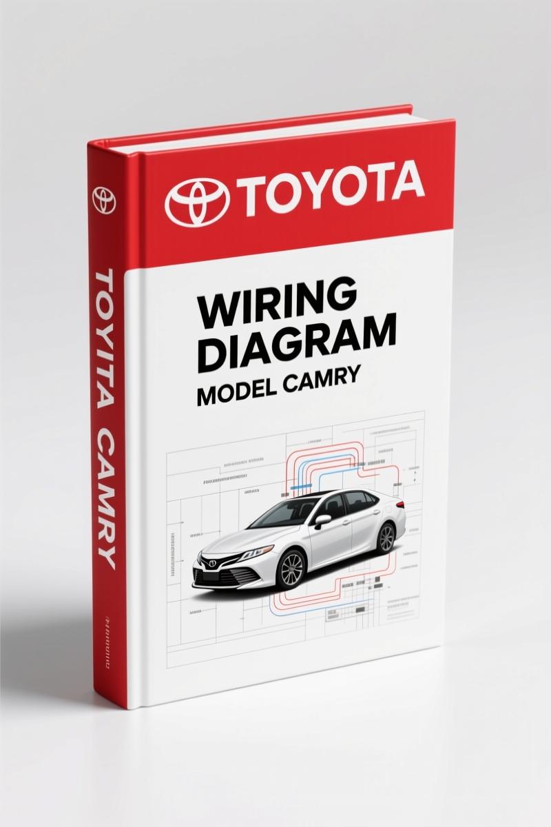 Toyota Camry 2007 Wiring Diagram factory manual cover page