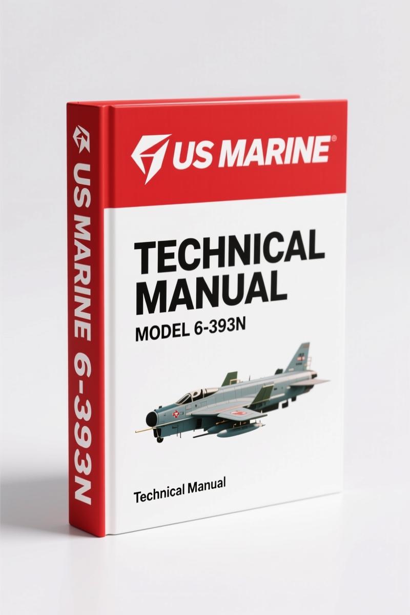 US Marine 6-393N, 6-393TI Technical Manual – OEM Factory Specs