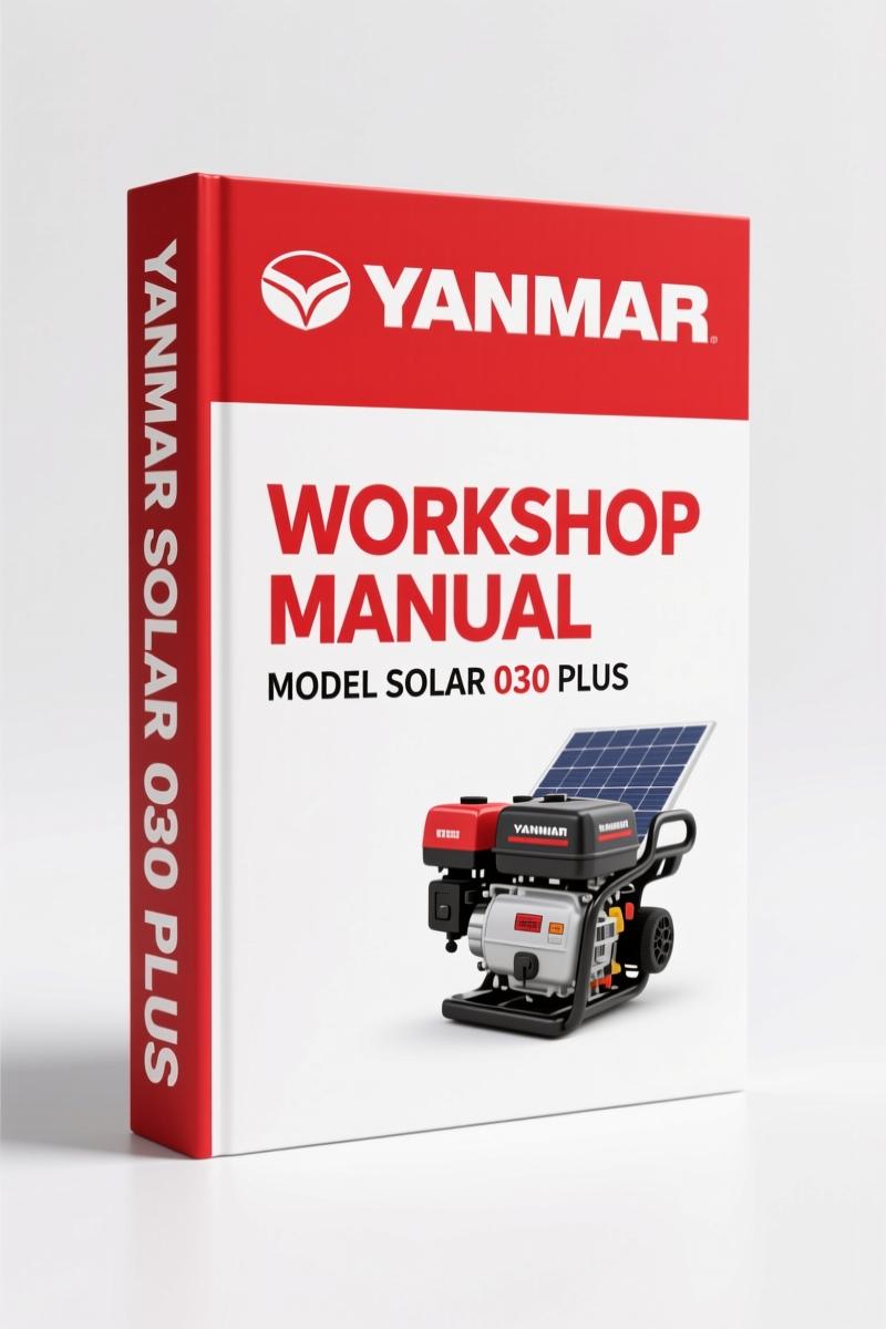 Yanmar Solar 030 Plus, Solar 035 Workshop Manual – 269 Pages