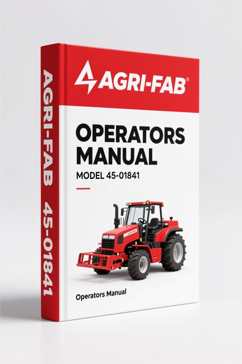 Agri-fab 45-01841, 45-02401, 190-425A 2003 Operators Manual – Factory Specs for Safe Operation