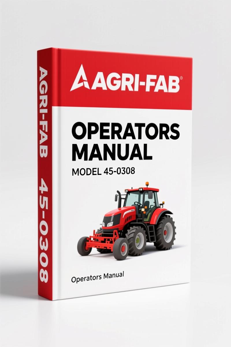 Agri-fab 45-0308, 810-218 2001 Operators Manual – Factory Specs