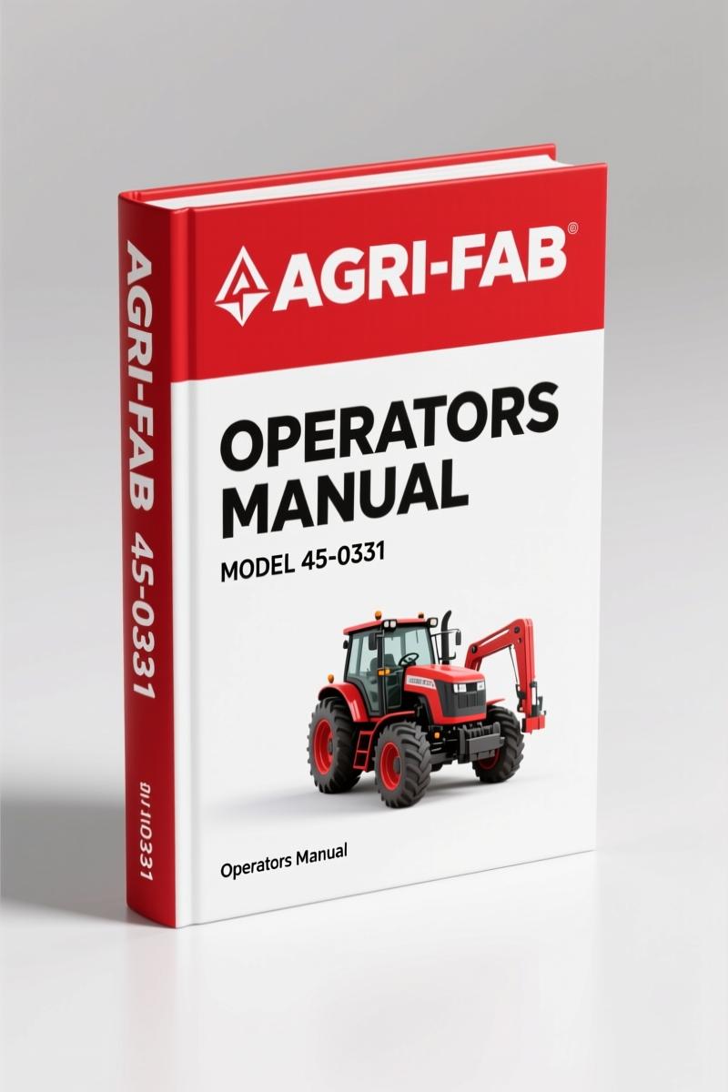 Agri-fab 45-0331 2005 Operators Manual – Factory Specs