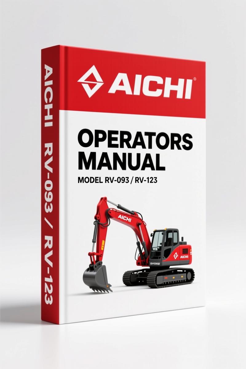 Aichi RV-093, RV-123 Operators Manual – Factory Specs & Safety