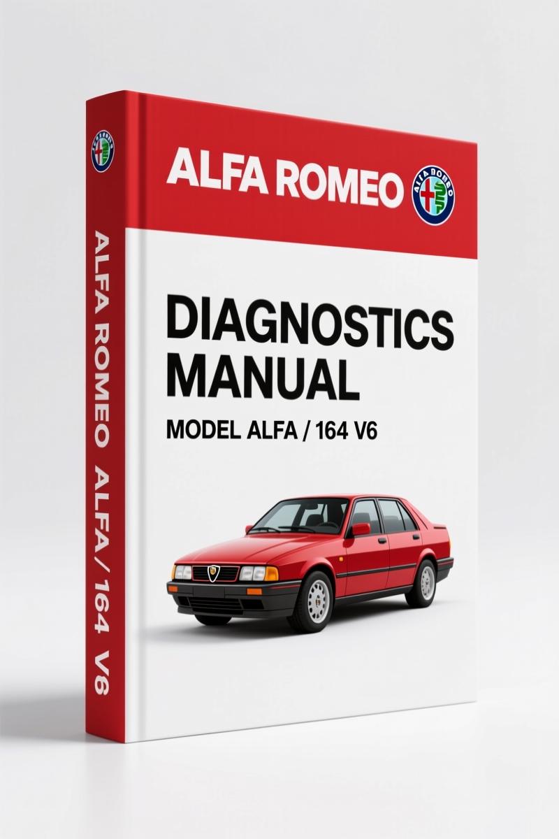 Alfa Romeo ALFA, 164 V6 Diagnostics Manual – 49 Pages of OEM Pin Data