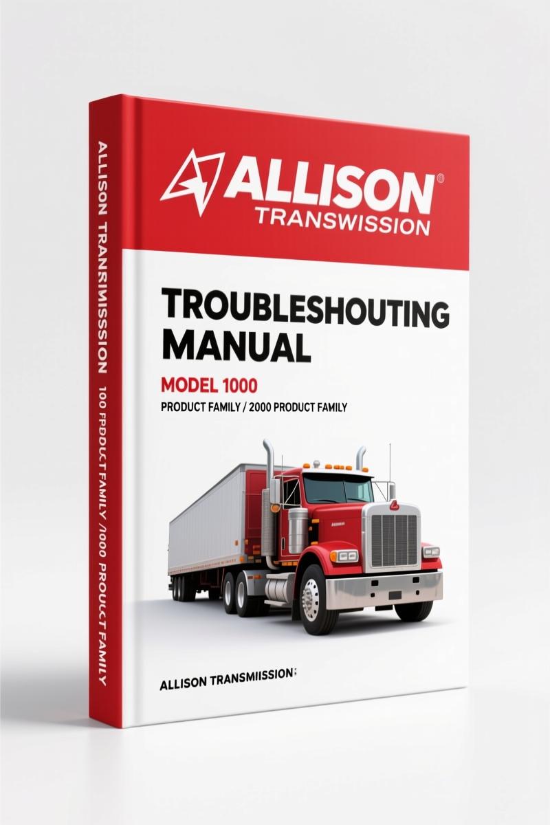 Allison Transmission 1000 & 2000 Product Family 2006 Troubleshooting Manual – Tech Specs