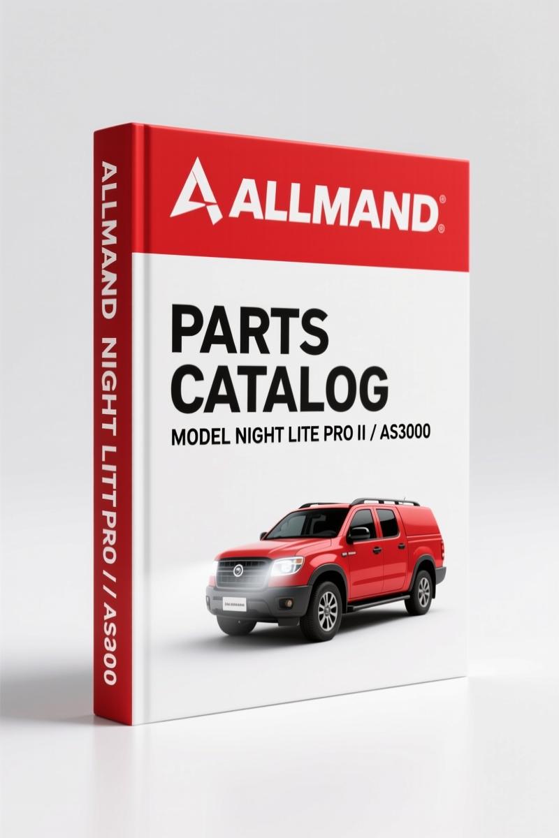 Allmand Night Lite Pro II, AS3000 2012 Parts Catalog – OEM Exploded Views & Part Numbers