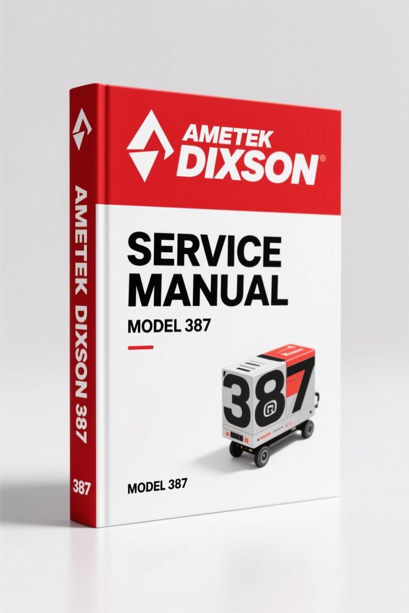 Ametek Dixson 387 Service Manual – Industrial Instrument System Repair