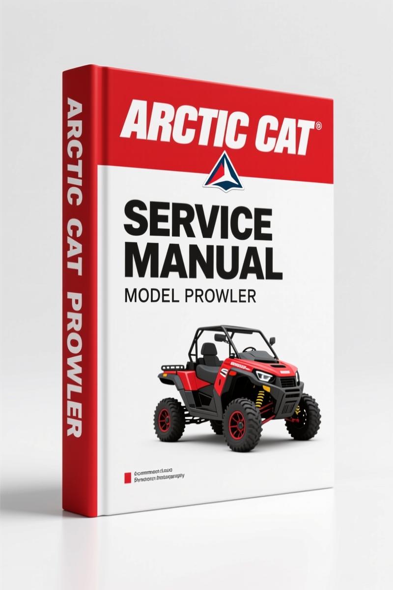 2008 Arctic Cat Prowler Service Manual - factory repair manual cover