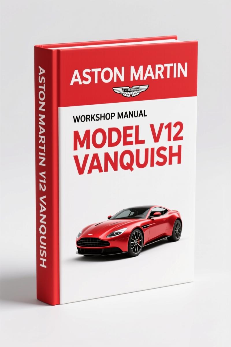 Aston Martin V12 Vanquish 2001 Workshop Manual – 481 Pages OEM