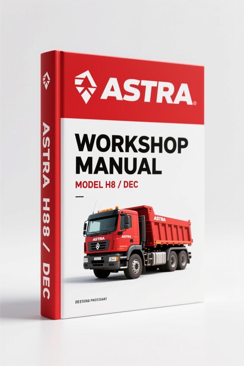 Astra H8, DEC 2006 Workshop Manual – Factory OEM Astra HD8Ec