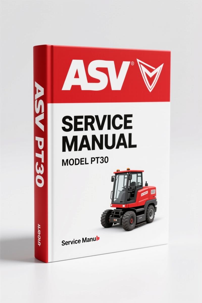 ASV PT30 Service Manual – 110 Pages of Factory-Certified Repair Data