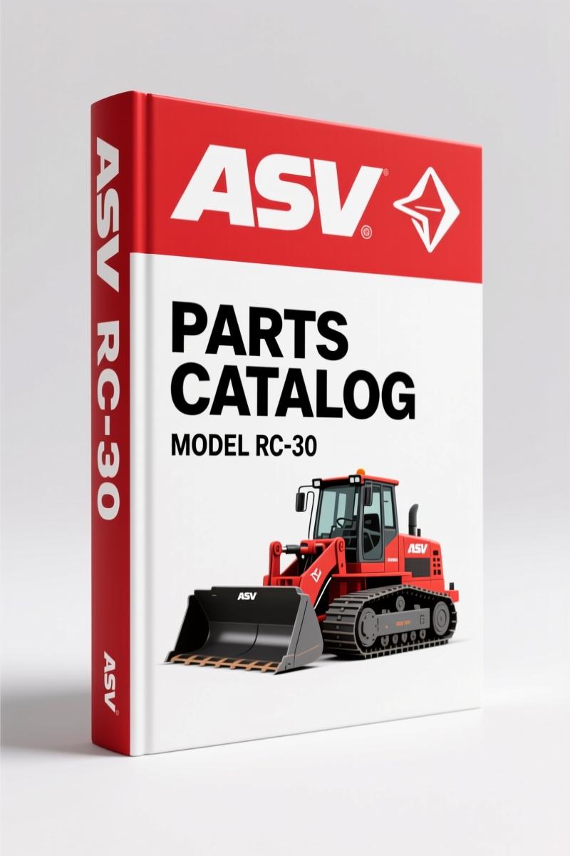 ASV RC-30 2009 Parts Catalog – OEM Factory Parts Identification