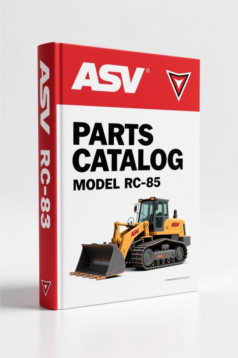 ASV RC-85 2009 Parts Catalog – OEM Factory Specs for Rubber Track Loader