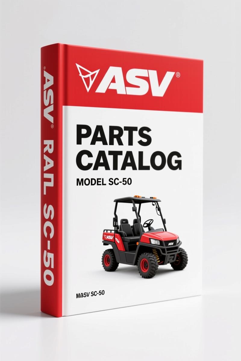 ASV SC-50 2008 Parts Catalog – OEM Exploded Views & Part Numbers