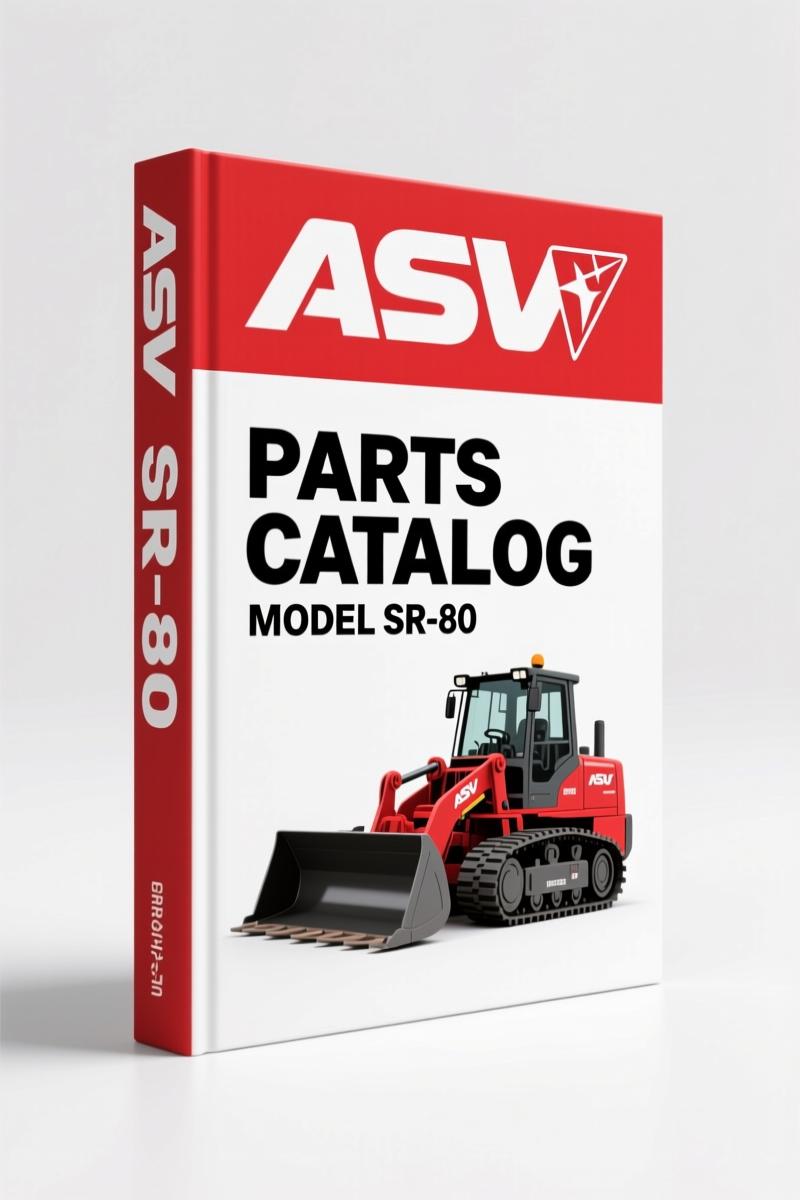 ASV SR-80 2007 Parts Catalog – OEM Factory Specs for Rubber Track Loader