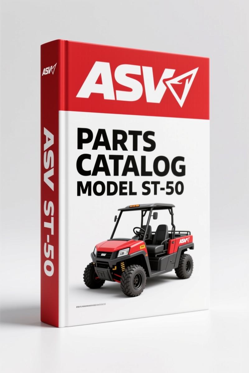 ASV ST-50 2008 Parts Catalog – Factory Parts Identification