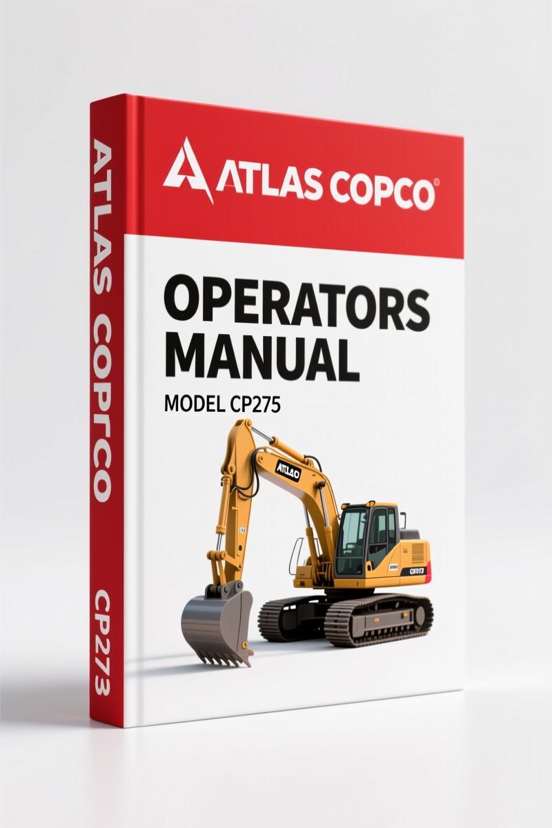 Atlas Copco CP275 2016 Parts Catalog cover - factory spare parts list for pneumatic roller