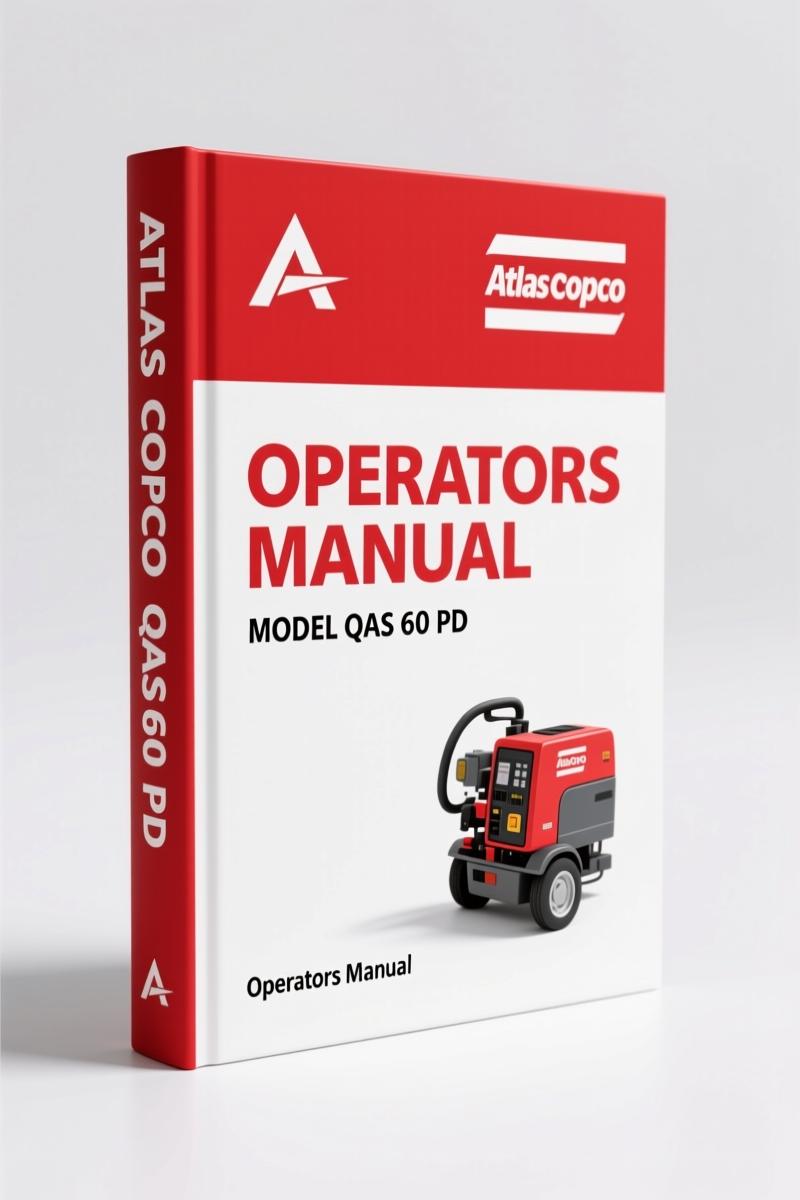 Atlas Copco QAS 80 Pd, QAS 100 Pd, QAS 60 Pd 2010 Operators Manual