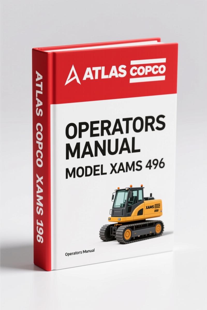 Atlas Copco XAMS 496 wiring diagram from 2007 Operators Manual for portable compressors