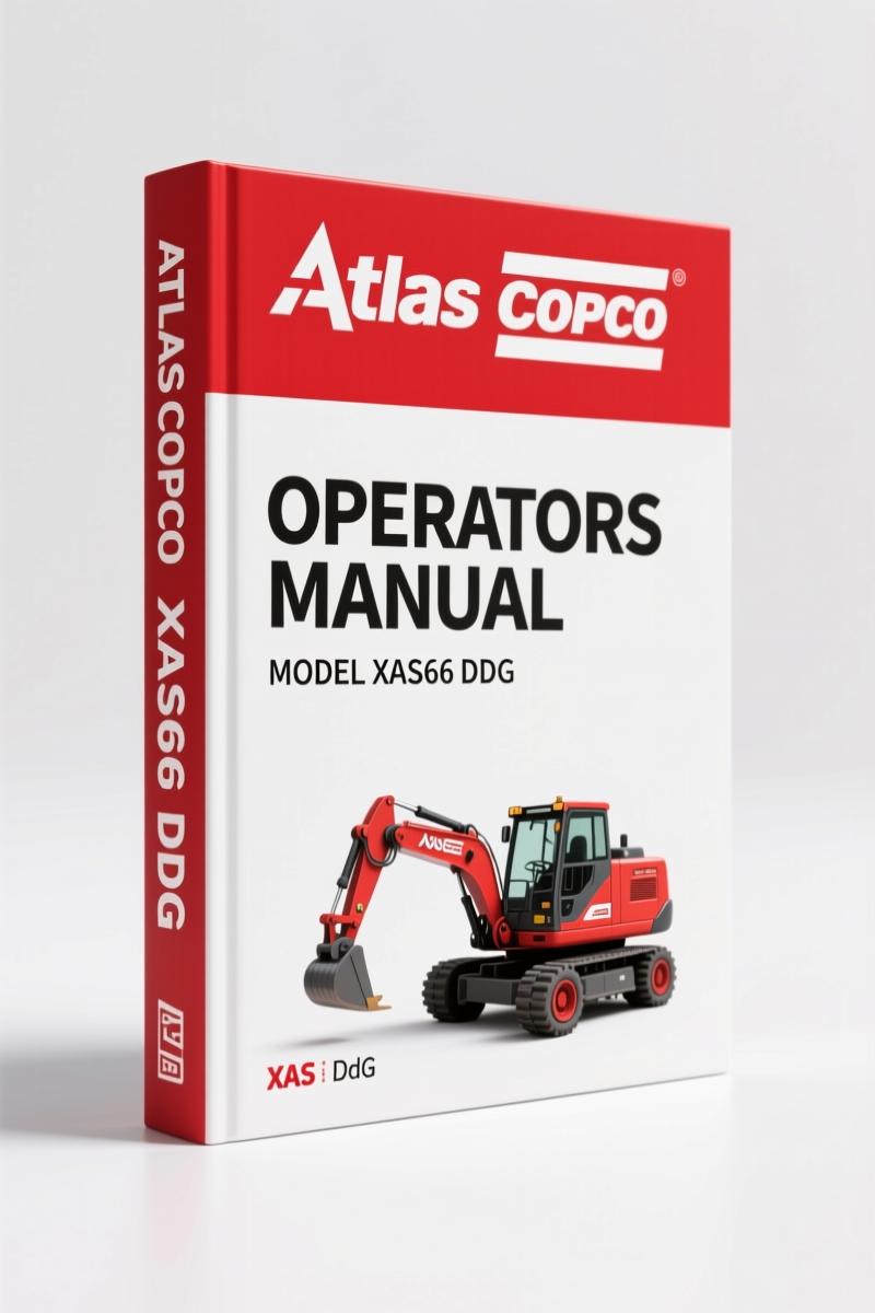Atlas Copco XAS66 DdG, XAS66 DdG IT 1999 Operators Manual – 44 Pages