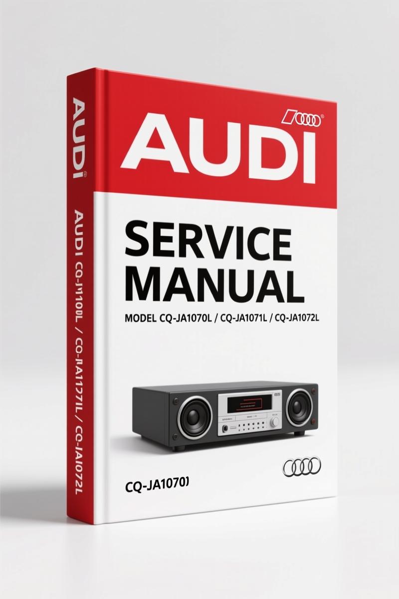 Audi CQ-JA1070L, CQ-JA1071L, CQ-JA1072L, CQ-JA1073L, CQ-JA1074L 2001 Service Manual