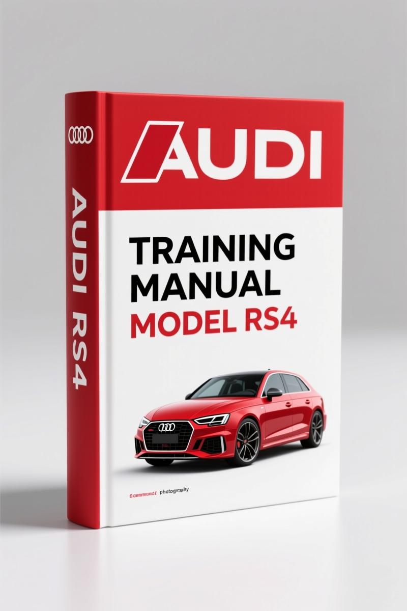 Audi RS4 2006 Training Manual cover – 48-page factory self-study program for 4.2L V8 FSI engine