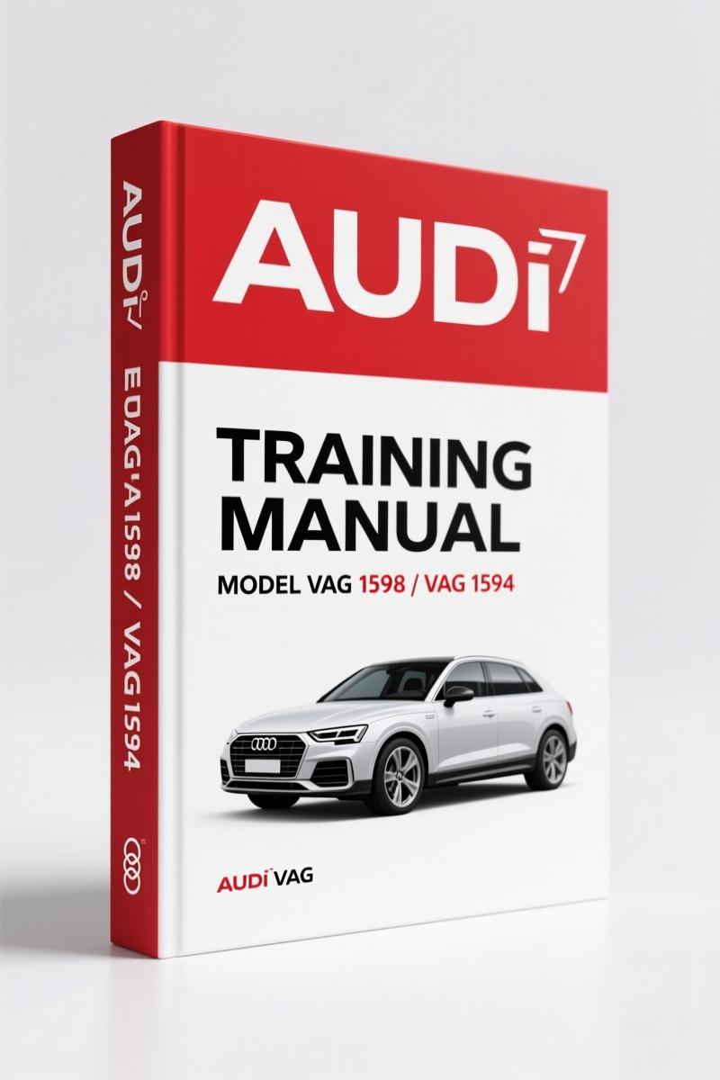 Audi VAG 1598, VAG 1594 2003 Training Manual – Factory Diagnostics