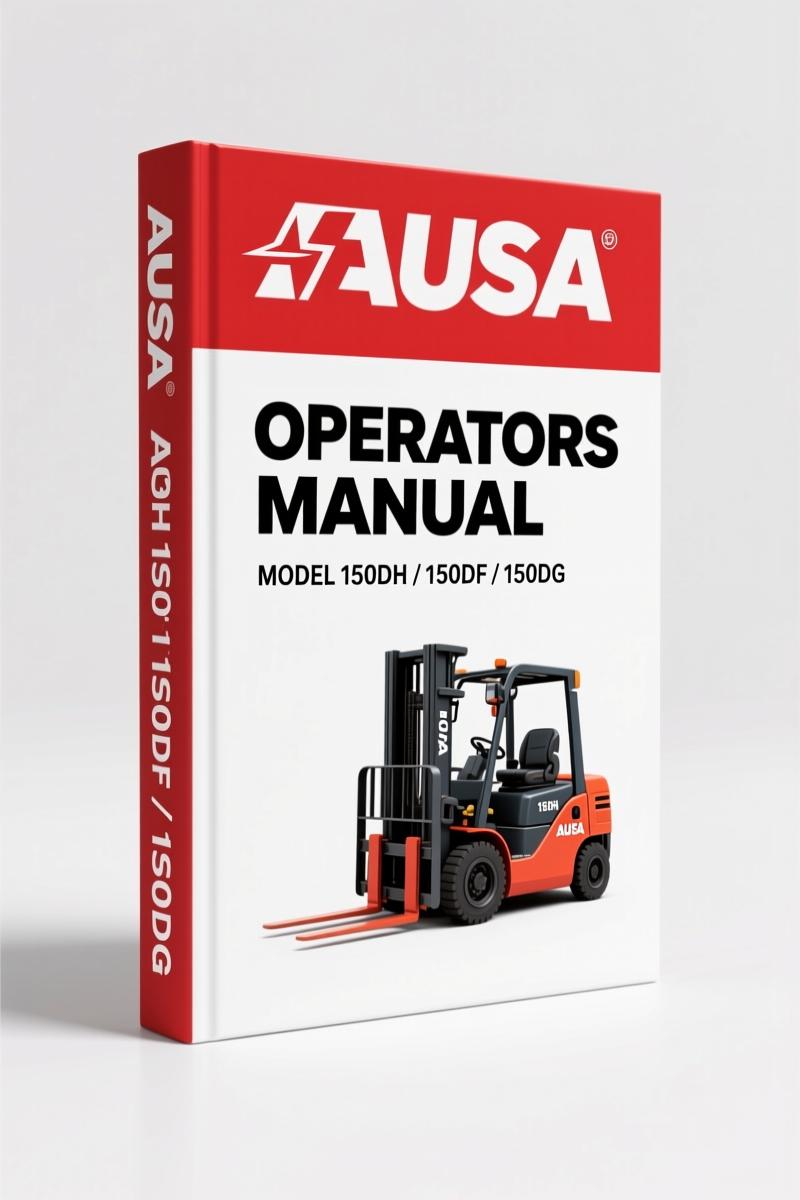 AUSA 150DH, 150DF, 150DG, 150DA, 120DH Operators Manual – 71 Pages