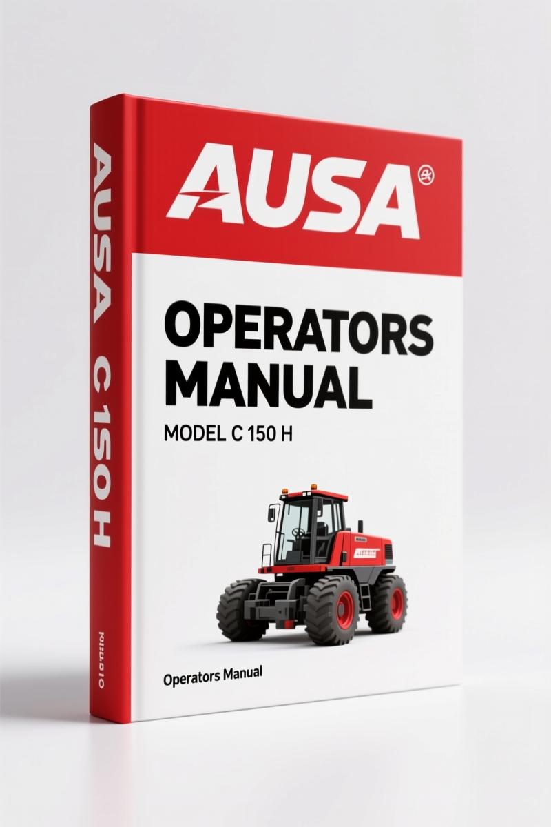 AUSA C 150 H, C 150 H X4 Operators Manual – 47-Page OEM Document