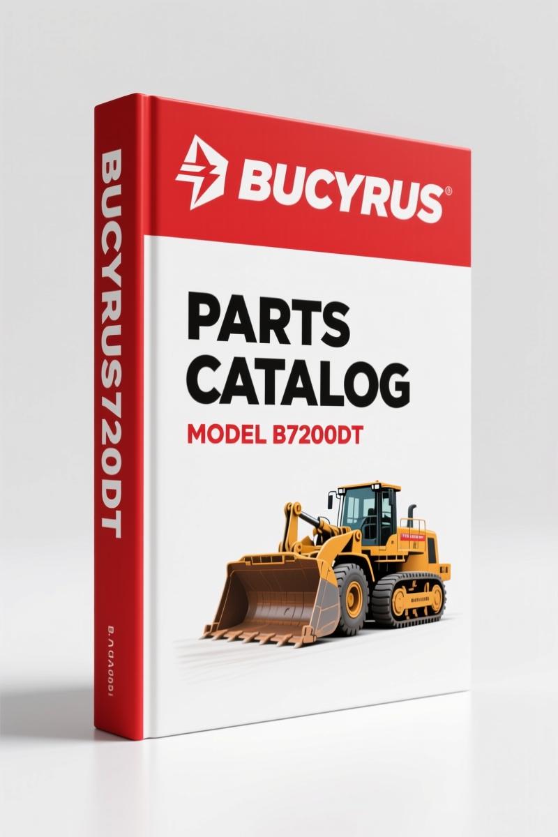 Bucyrus B7200DT Parts Catalog – 214 Pages of OEM Component Identification