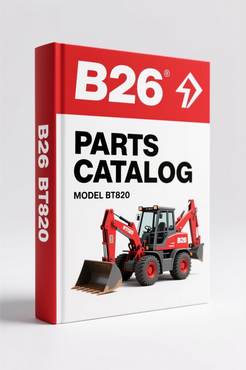 B26 BT820 Parts Catalog – OEM Part Numbers for Backhoe Loaders