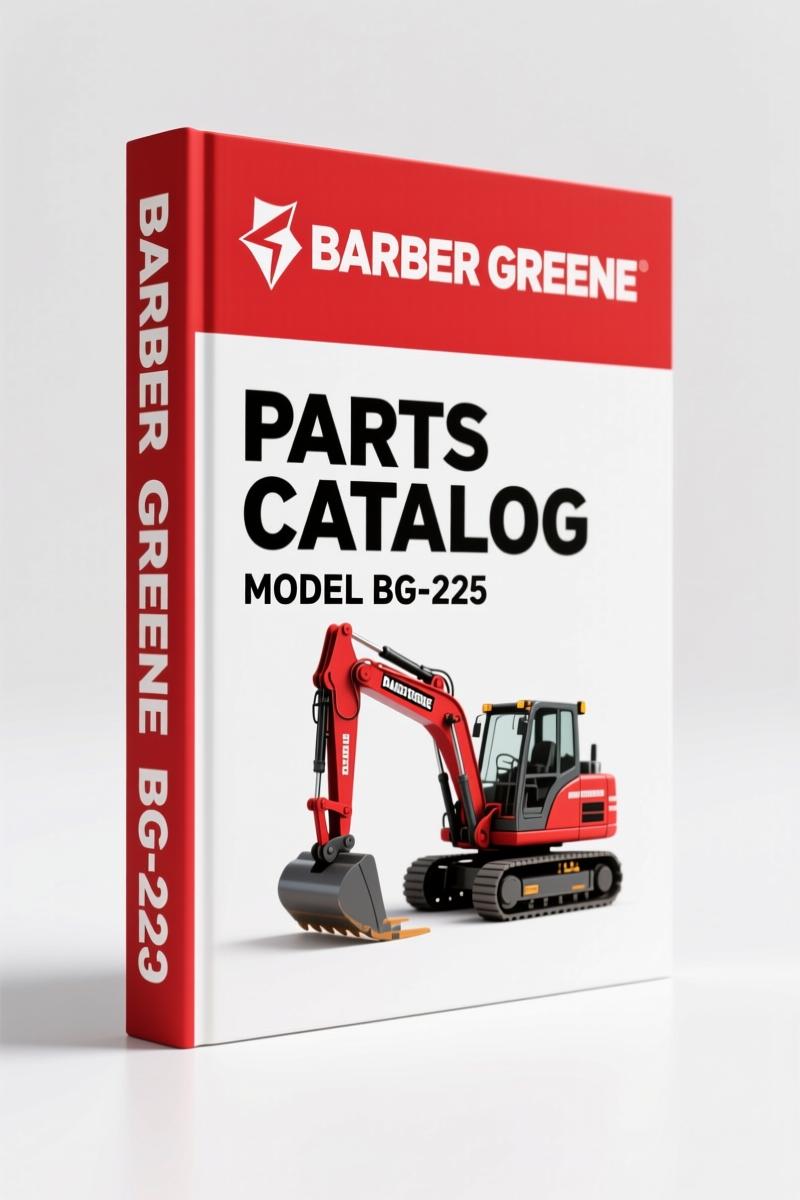 Barber Greene BG-225 1984 Parts Catalog – OEM Exploded Views & Part Numbers