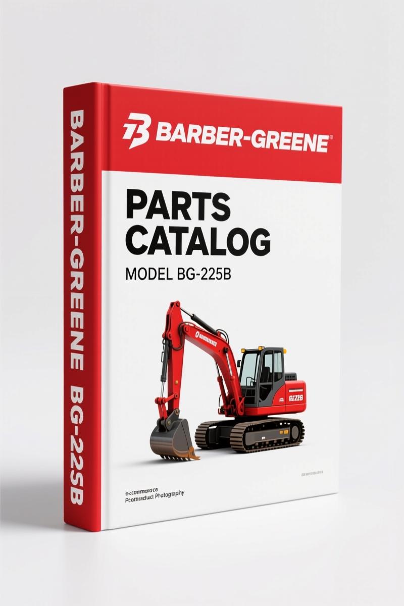 Barber-greene BG-225B Parts Catalog – 397 Pages OEM Parts Identification
