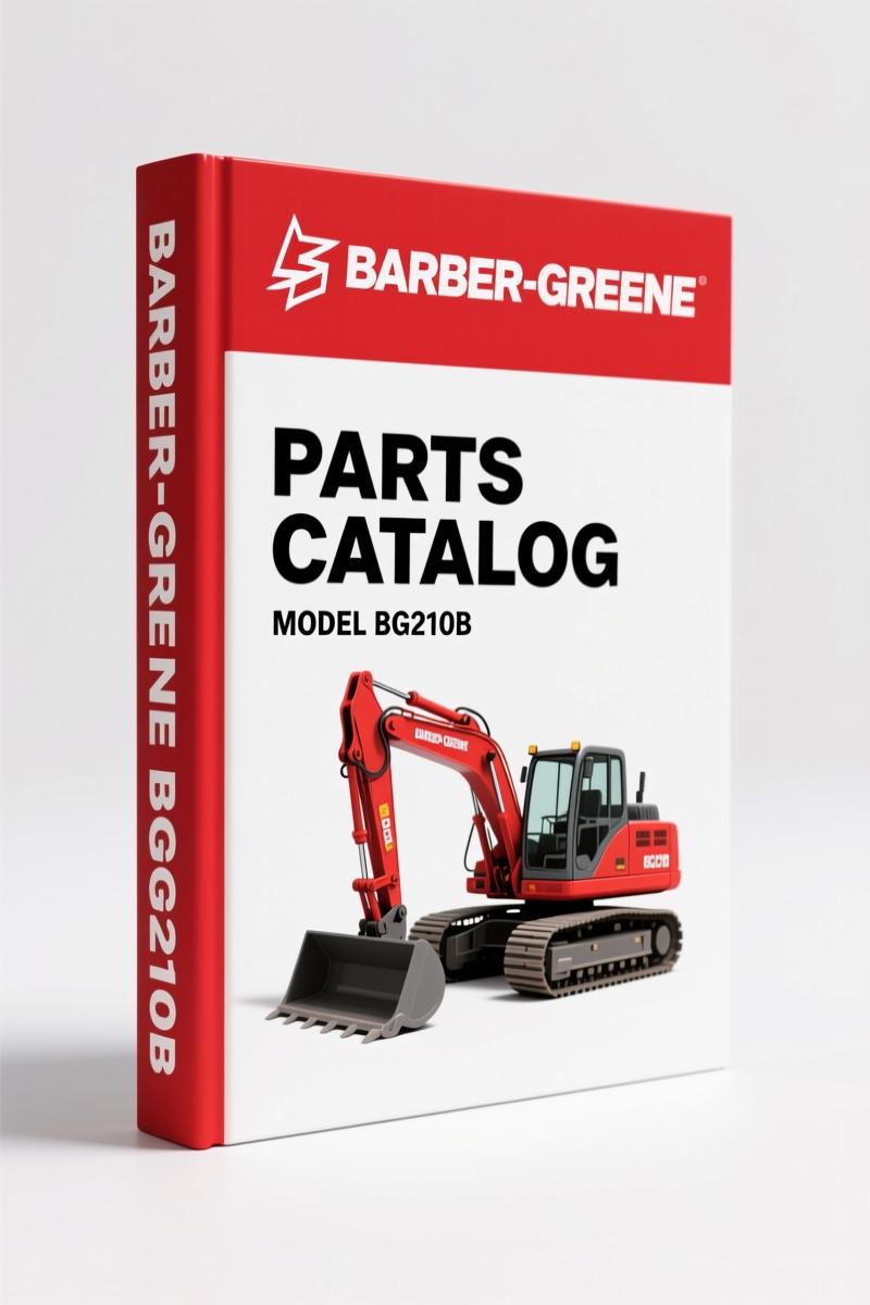 Barber-greene BG210B 1996 Parts Catalog – OEM Specs for Asphalt Paver