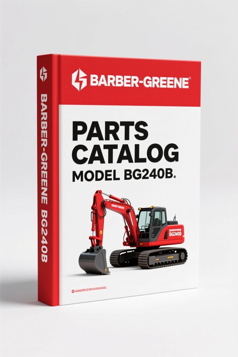 Barber-greene BG240B 1994 Parts Catalog – OEM Specs for Asphalt Paver