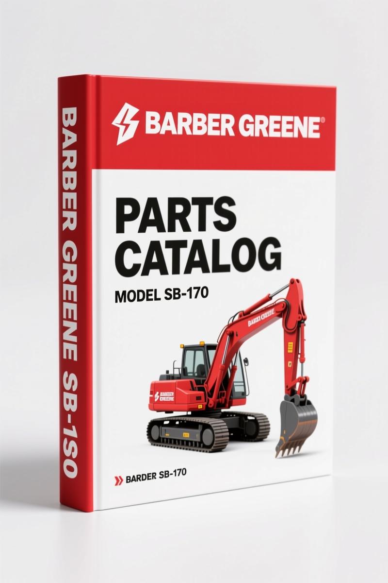 Barber Greene SB-170 1971 Service Manual – 196 Pages Factory Specs