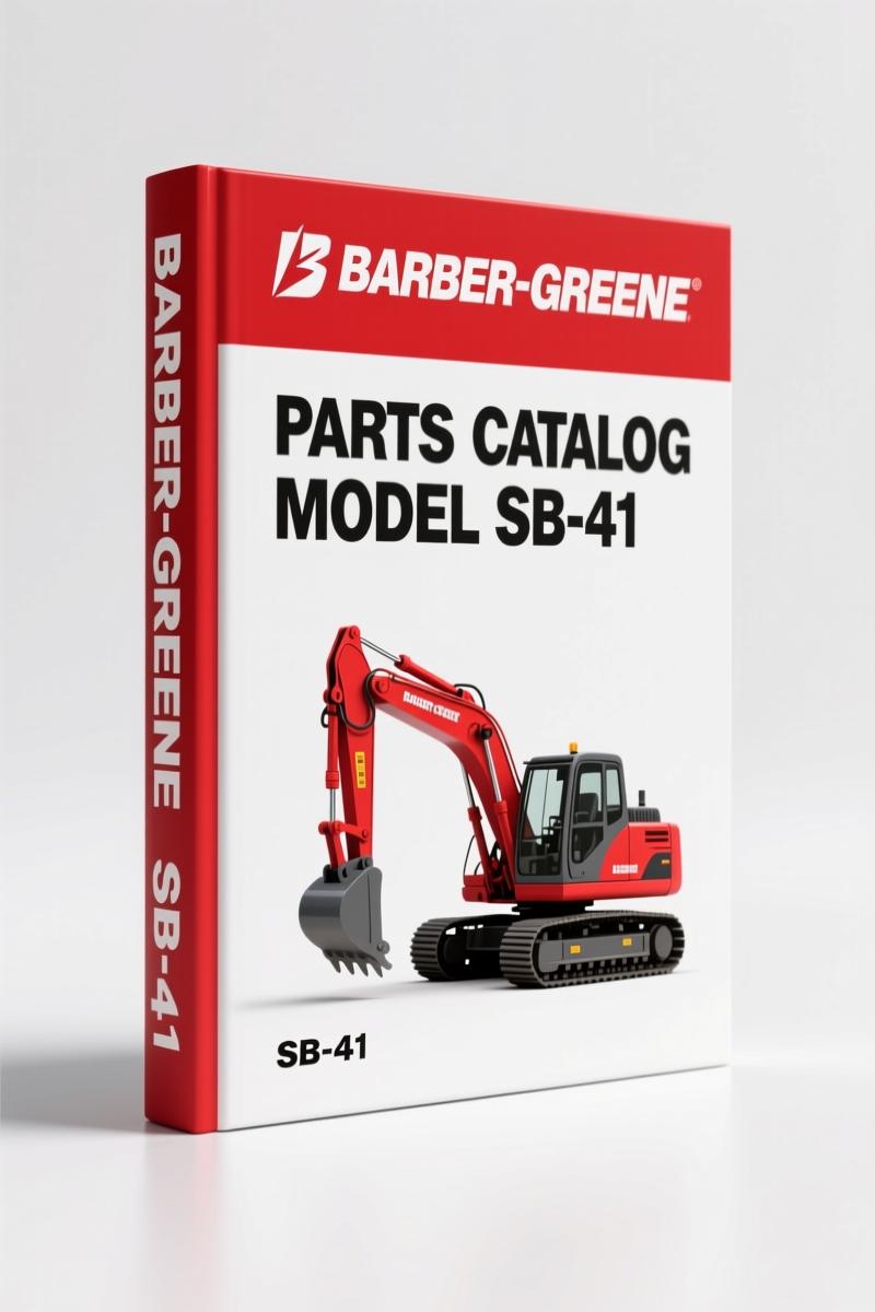 Barber-greene SB-41 1983 Parts Catalog – OEM Factory Parts Identification