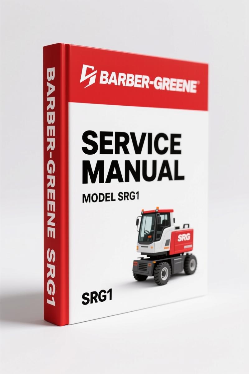 Barber-greene SRG2 SRG1 Service Manual – 16 Pages Factory Specs